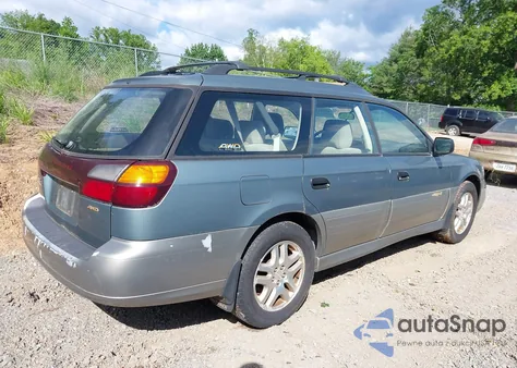2001 Subaru Outback из США, поврежденный, VIN 4S3BH675817663539